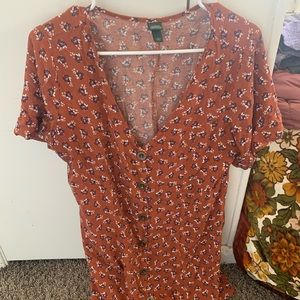 Cute cotton mini sun dress